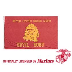 Vlajka USMC DEVIL DOGS ERVEN