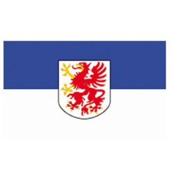 Vlajka POMOØANSKO s emblemem