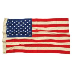 Vlajka USA 50 hvìzd VINTAGE bavlna vyšívaná 90x150cm