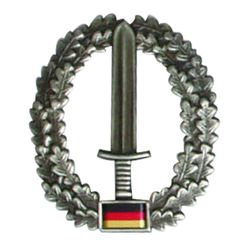 Odznak BW na baret KSK - Kommando-Spezial-Krfte