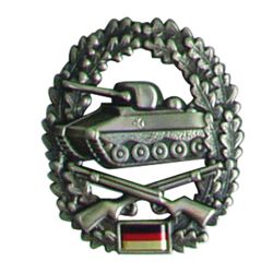Odznak BW na baret Panzergrenadiertruppe - zvtit obrzek