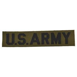 Nivka "US ARMY" textil ZELEN - zvtit obrzek
