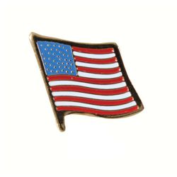Odznak vlajka USA ZLAT - zvtit obrzek