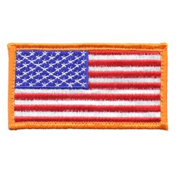 Nivka USA vlajka 4,5 x 8,5 cm ORANOV lem