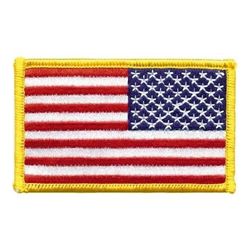Nivka US vlajka barevn reverzn 5 x 7,5 cm