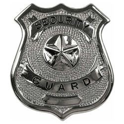 Odznak SECURITY GUARD STBRN
