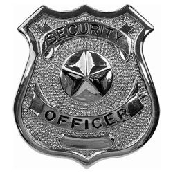 Odznak SECURITY OFFICER STBRN