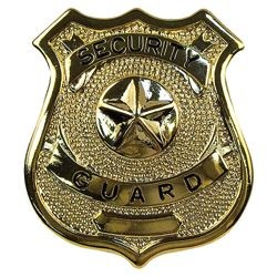 Odznak SECURITY GUARD ZLAT - zvtit obrzek