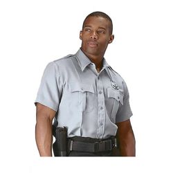 Košile POLICIE A SECURITY krátký rukáv ŠEDÁ