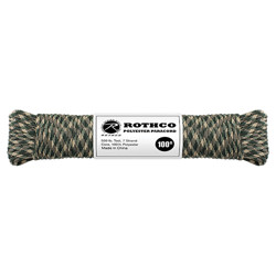 ra PARACORD polyester 550LB 30m 4mm WOODLAND