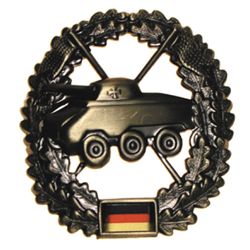 Odznak BW na baret Panzeraufklrungstruppe kovov - zvtit obrzek