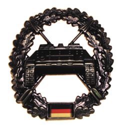Odznak BW na baret Panzerjgertruppe kovov - zvtit obrzek