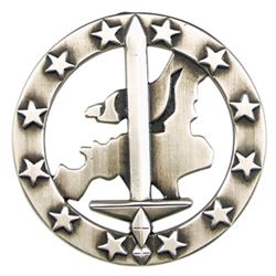 Odznak BW na baret EUROCORPS kovov