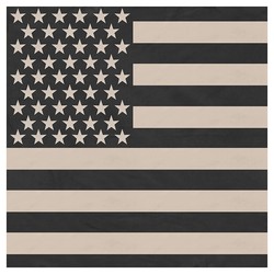 Šátek vlajka USA 55 x 55 cm DESERT