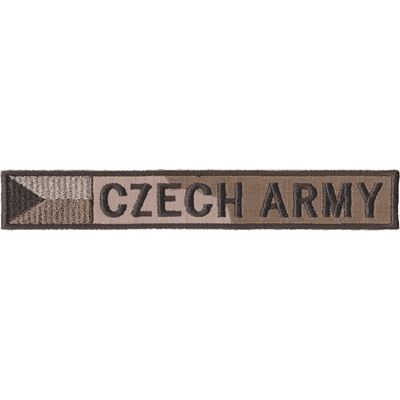 Nášivka CZECH ARMY   vlajka velcro vz.95 DESERT