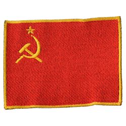 Nášivka vlajka SSSR srp a kladivo - BAREVNÁ