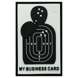 Nivka MY BUSINESS CARD plastov velcro - zvtit obrzek