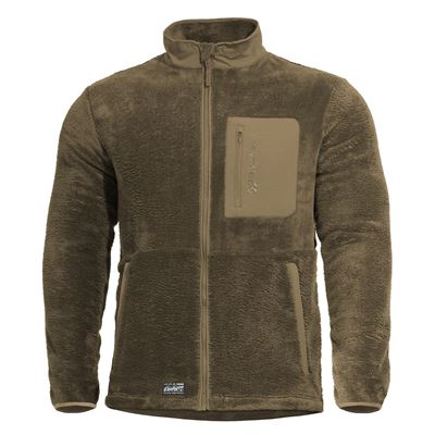 Mikina GRIZZLY FULL-ZIP COYOTE