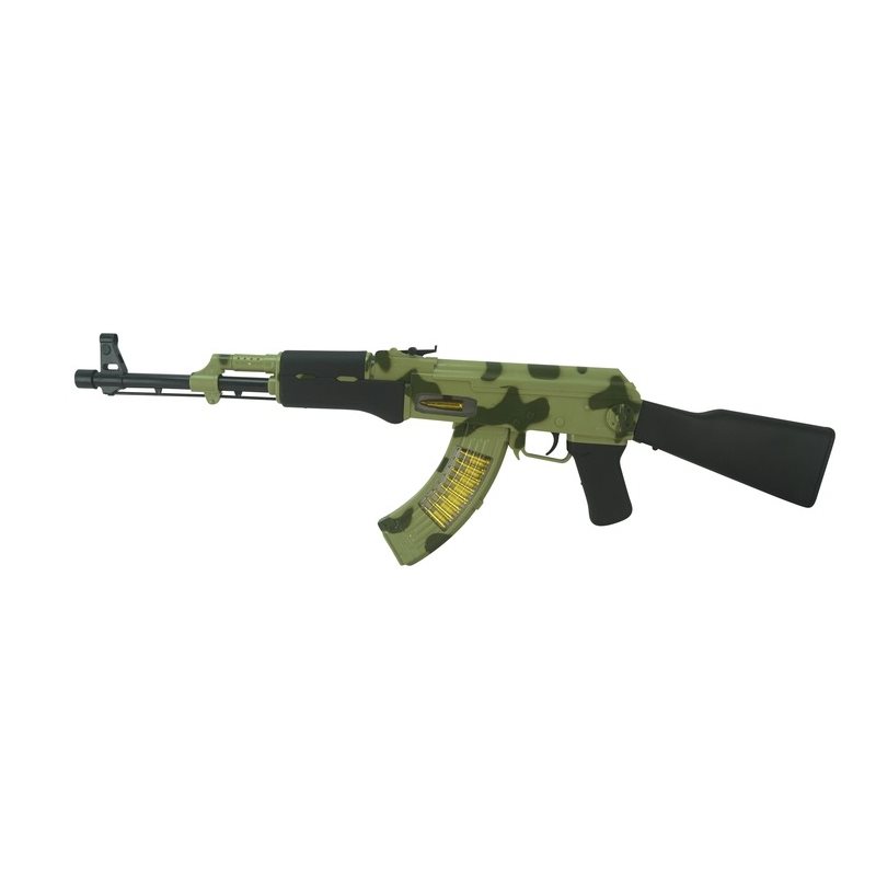 Hraka puka AK-47 plastov 69 cm MASKOVAN - zvtit obrzek