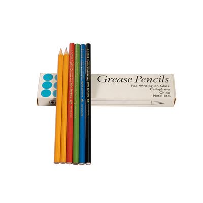 Pastelky prmyslov Grease Pencils sada RETRO - zvtit obrzek