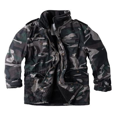 Bunda PARATROOPER Vintage zimn BLACK CAMO