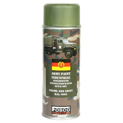 Barva ARMY ve spreji 400ml RAL 6003 ZELEN DDR