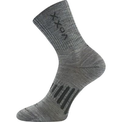 Ponožky Powrix merino vlna svìtle šedé
