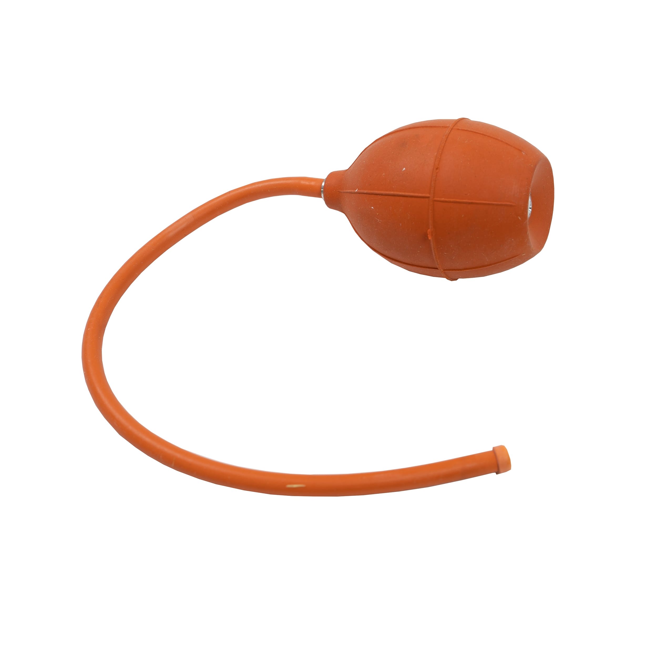 Balónek ofukovací s hadièkou gumový oranžový